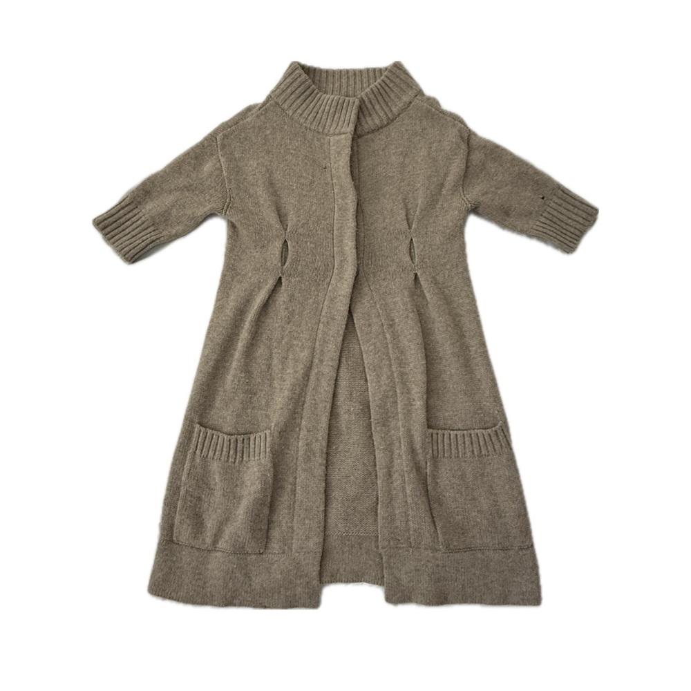 Vince tan mid length sweater